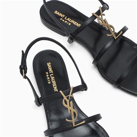 sandale ysl|ysl cassandra sandals flat.